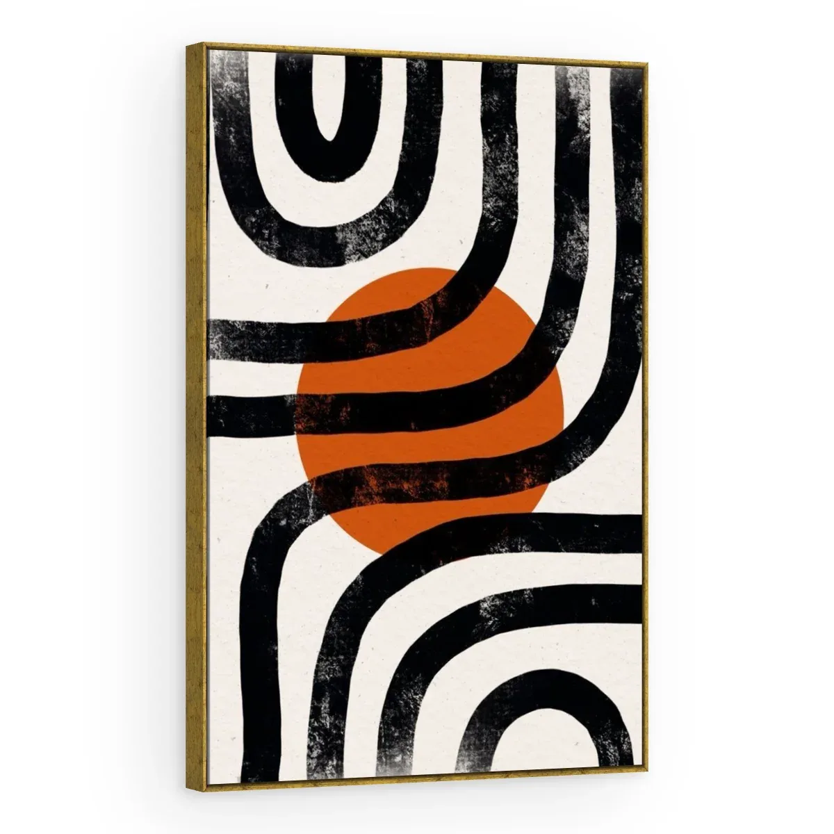 Quadro Decorativo Canvas Sol Listrado - GE0038