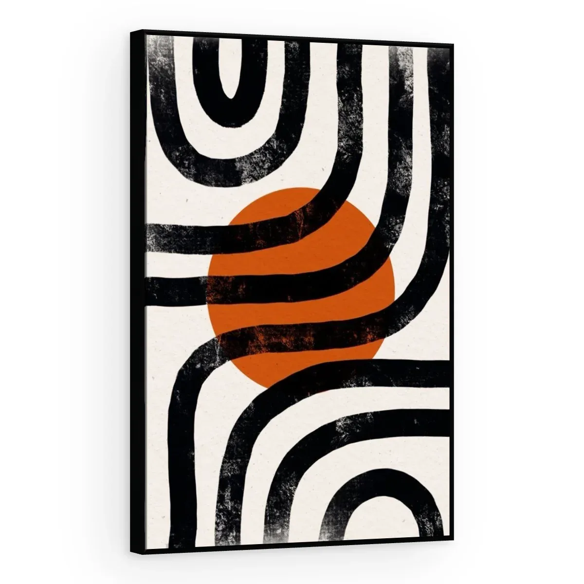 Quadro Decorativo Canvas Sol Listrado - GE0038