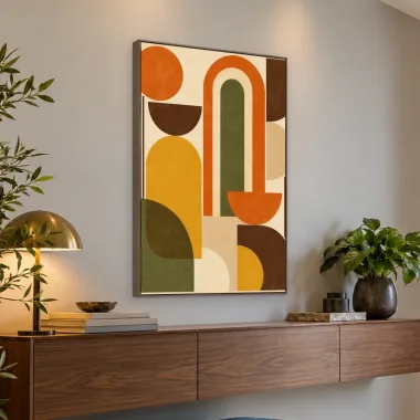 Quadro Decorativo Canvas Composição Boho - GE0039