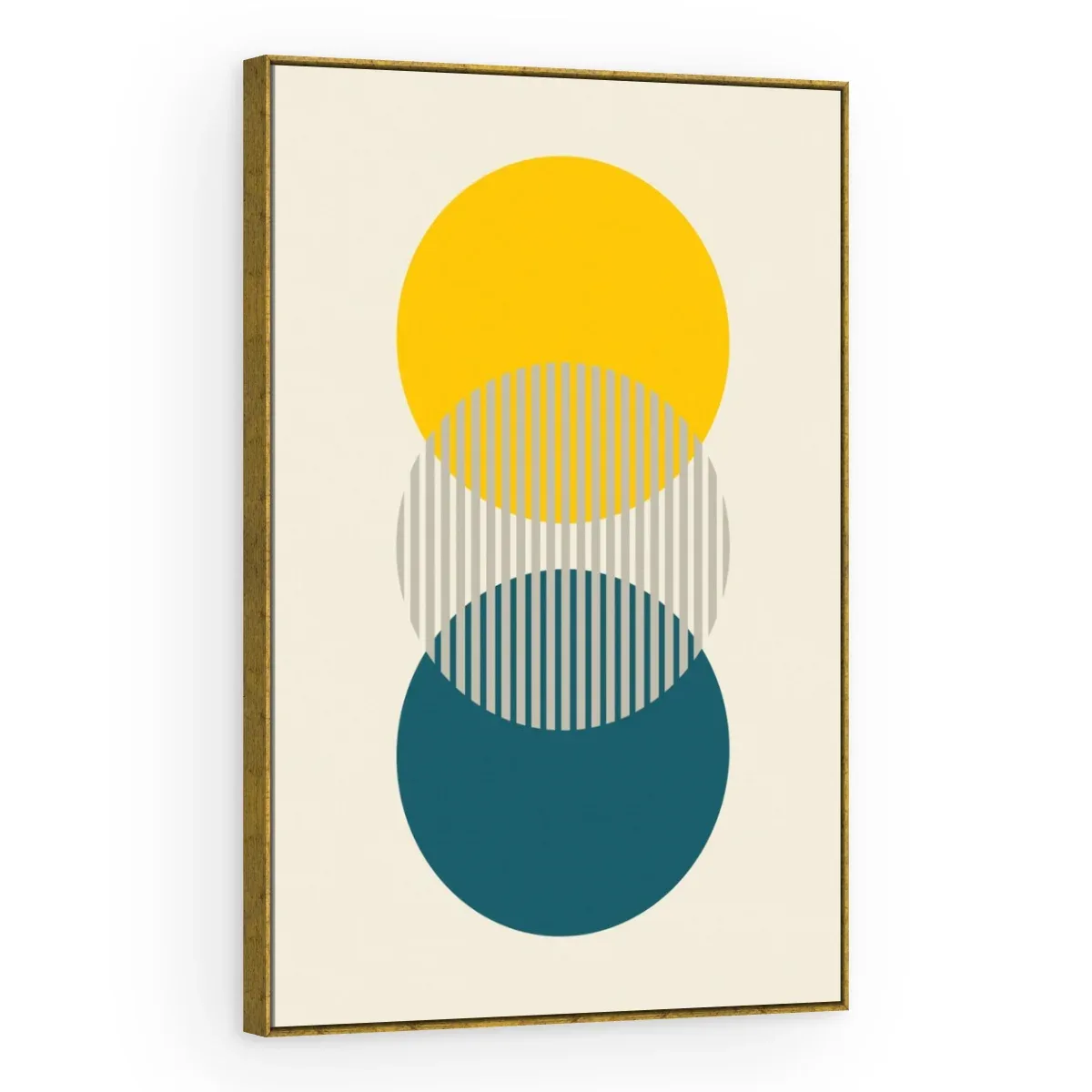 Quadro Decorativo Canvas Sol Petróleo - GE0049