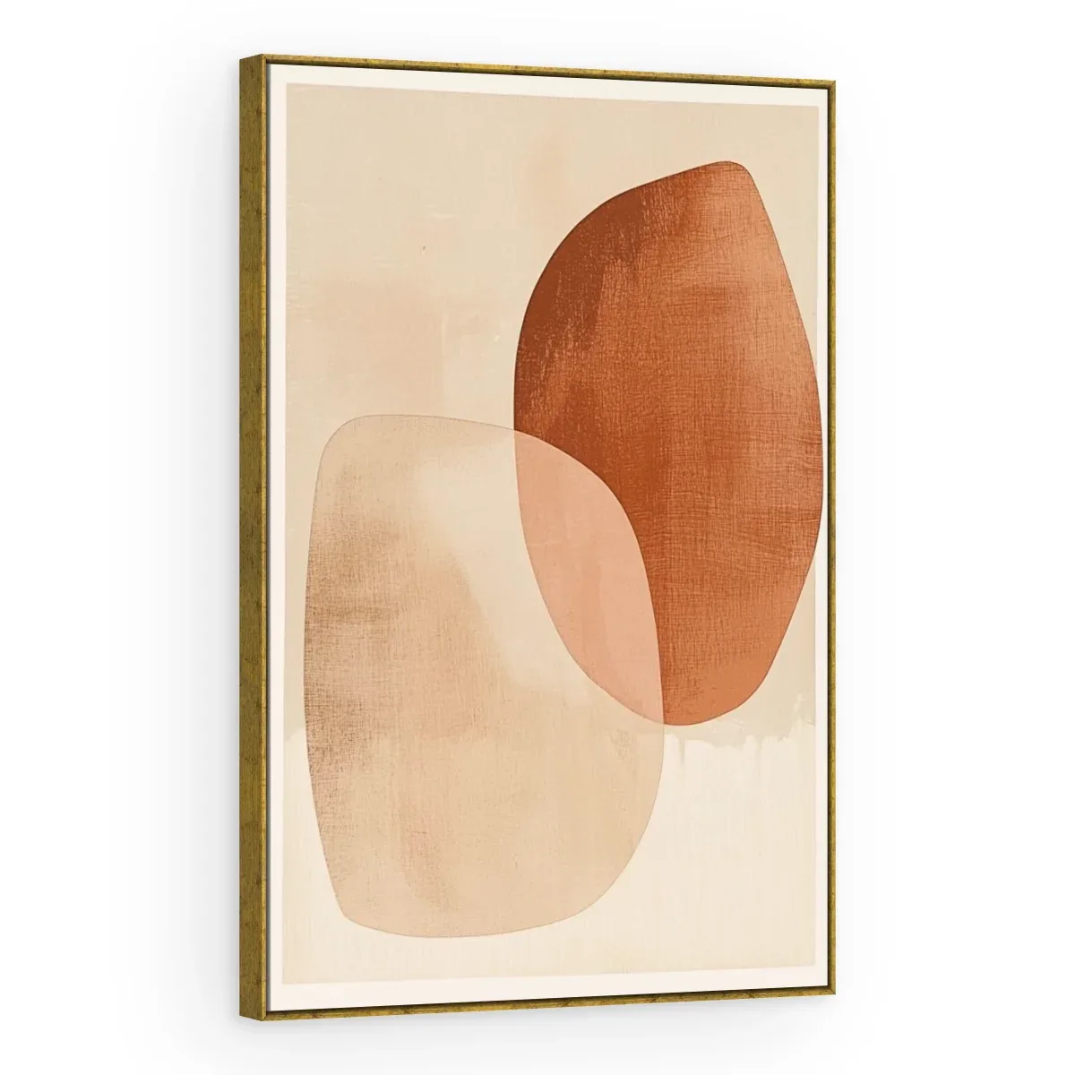 Quadro Decorativo Canvas Seixos Terracota - GE0050