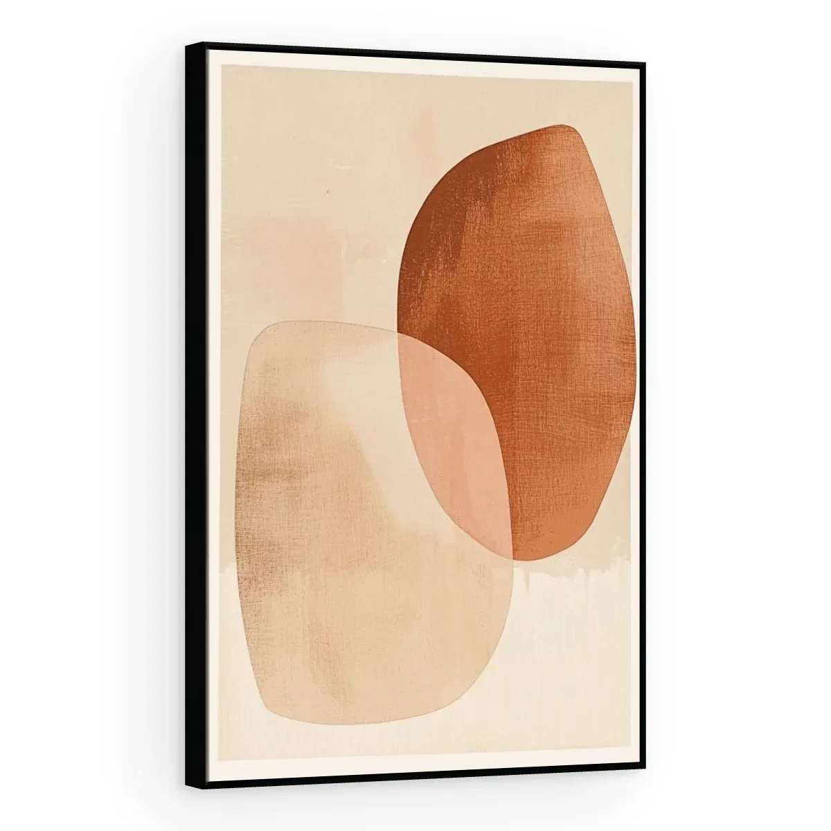 Quadro Decorativo Canvas Seixos Terracota - GE0050