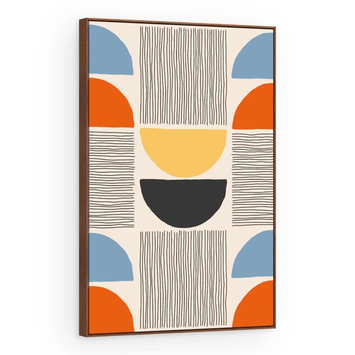 Quadro Decorativo Canvas Padrão Retrô - GE0051