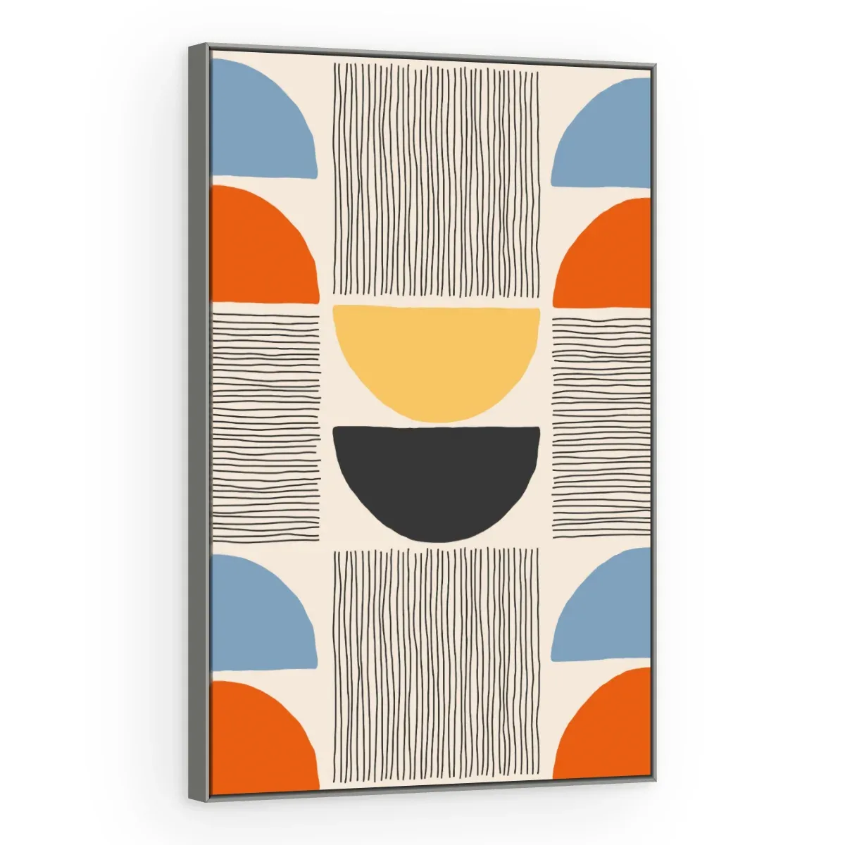 Quadro Decorativo Canvas Padrão Retrô - GE0051