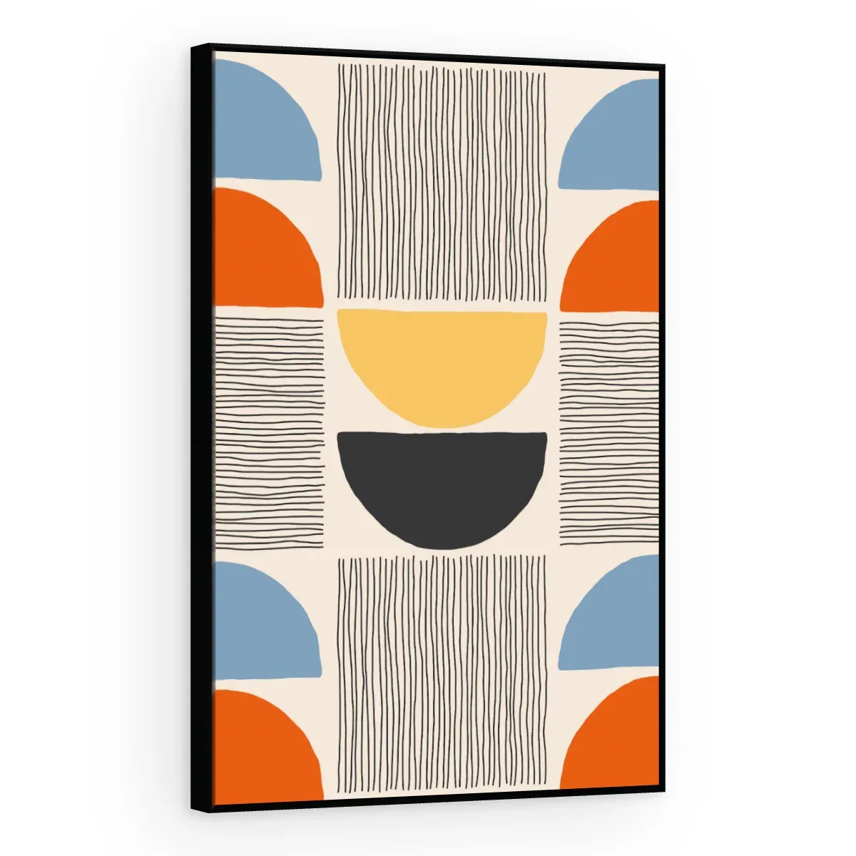 Quadro Decorativo Canvas Padrão Retrô - GE0051