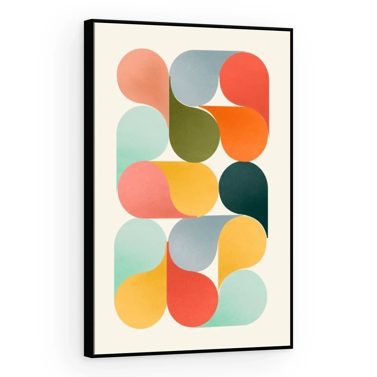 Quadro Decorativo Canvas Formas Pastel - GE0052