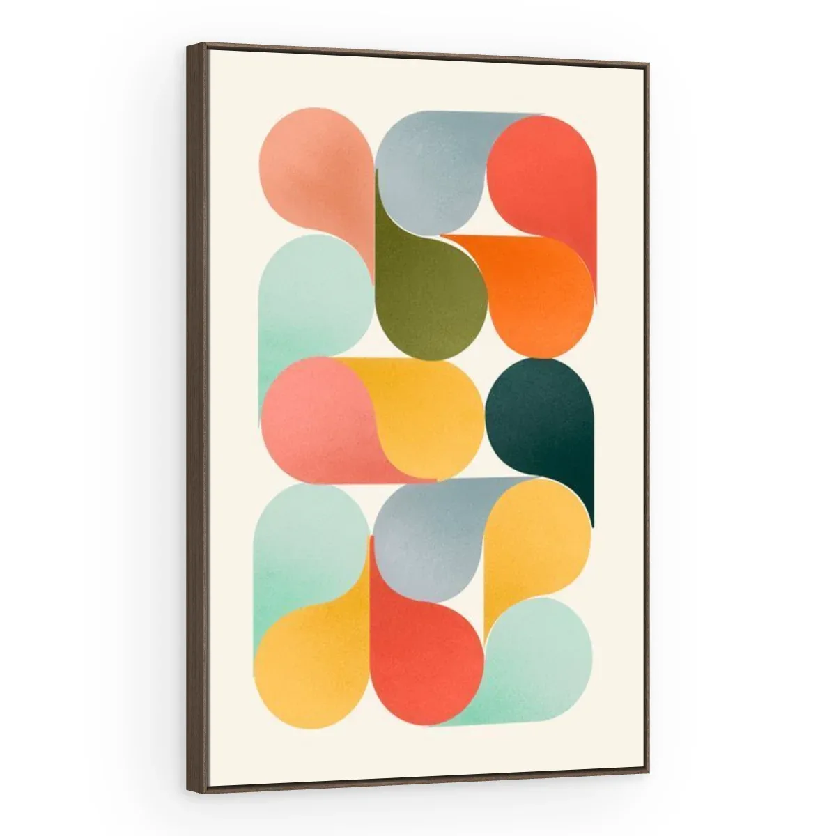 Quadro Decorativo Canvas Formas Pastel - GE0052