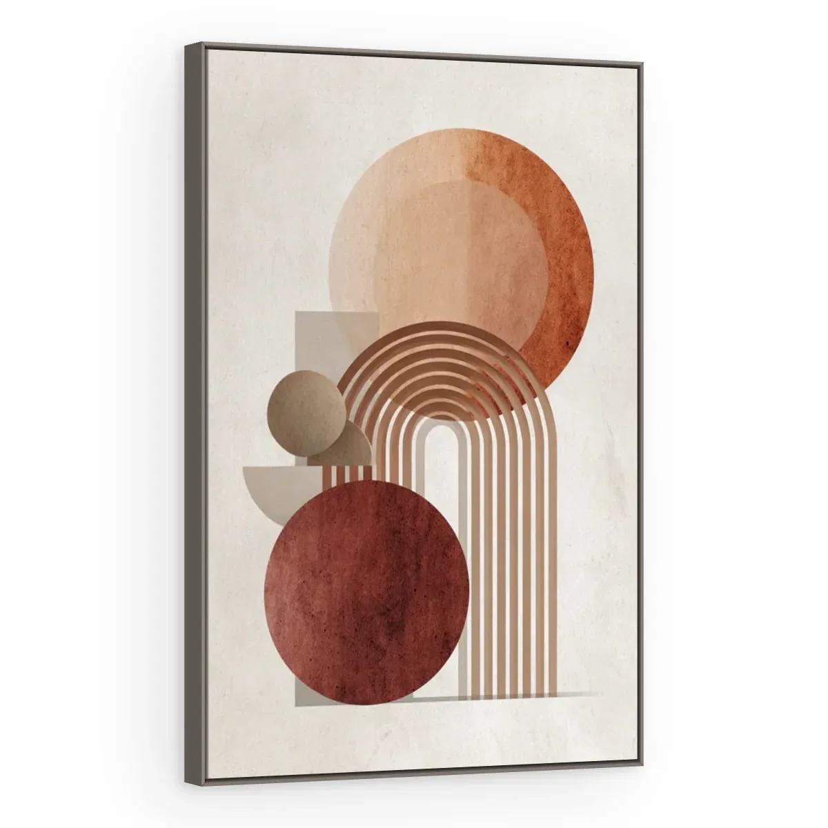 Quadro Decorativo Canvas Arcos Rosé - GE0058