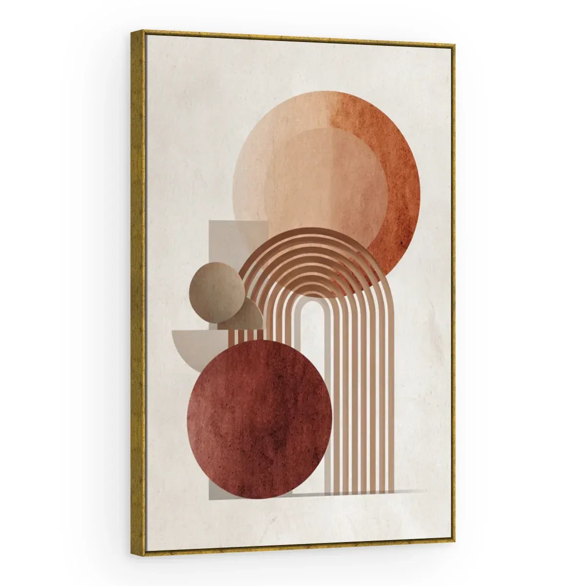 Quadro Decorativo Canvas Arcos Rosé - GE0058