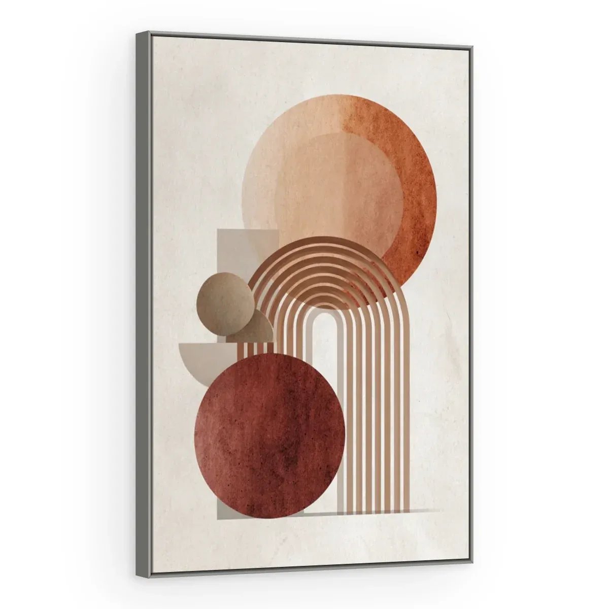 Quadro Decorativo Canvas Arcos Rosé - GE0058