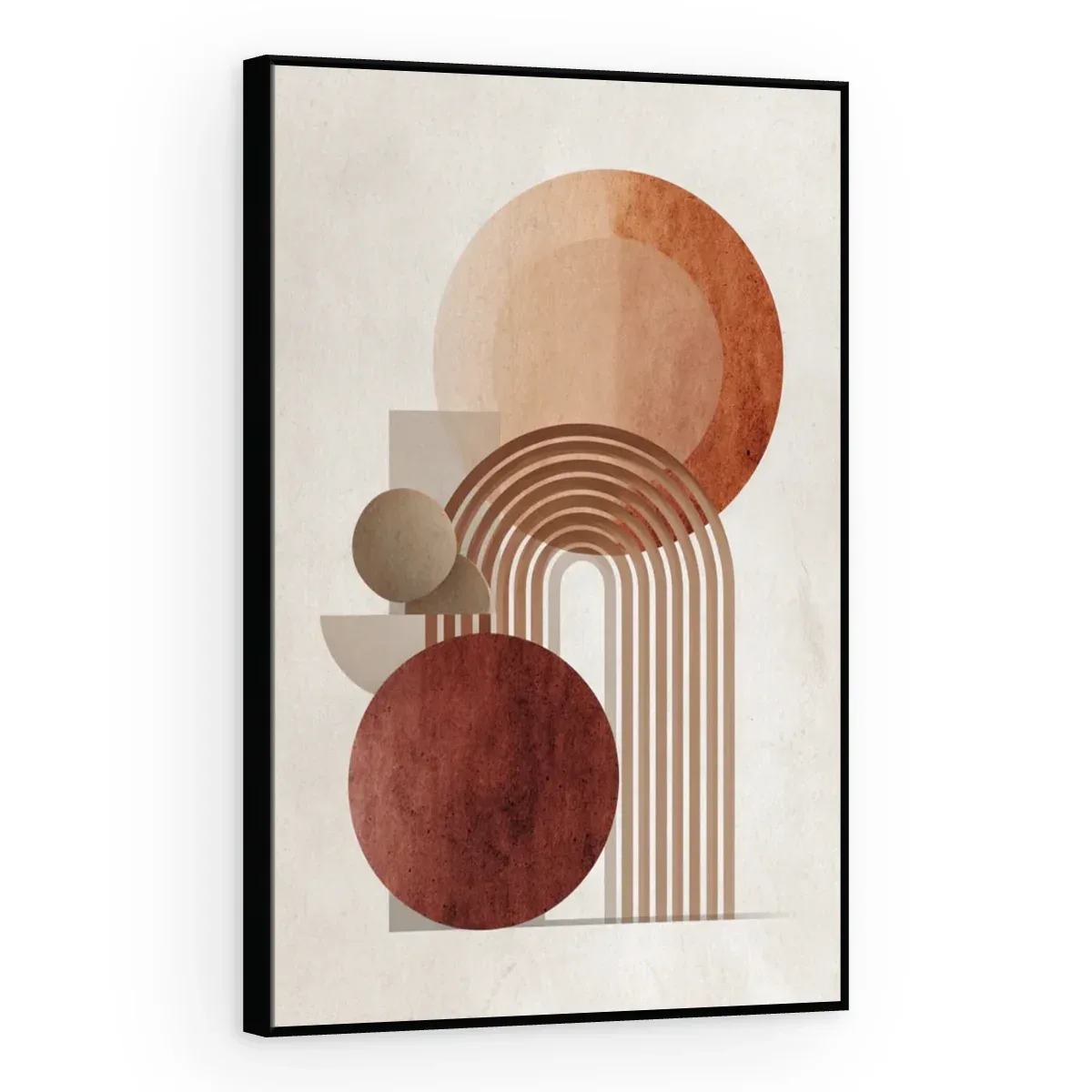 Quadro Decorativo Canvas Arcos Rosé - GE0058