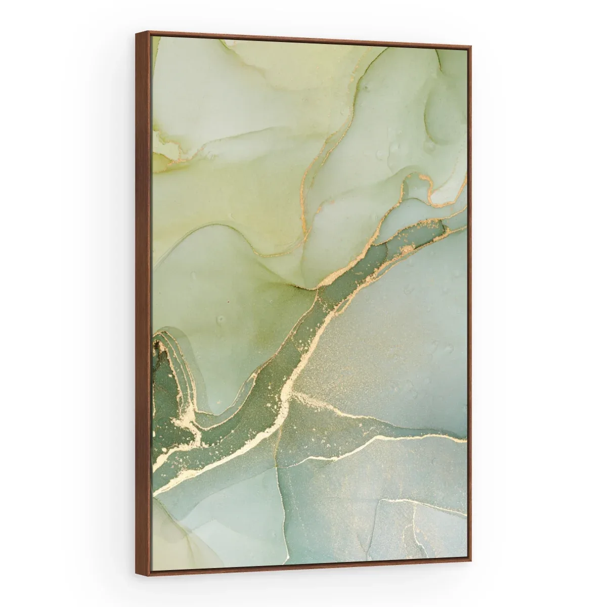 Quadro Decorativo Canvas Mármore Sálvia - AB0004