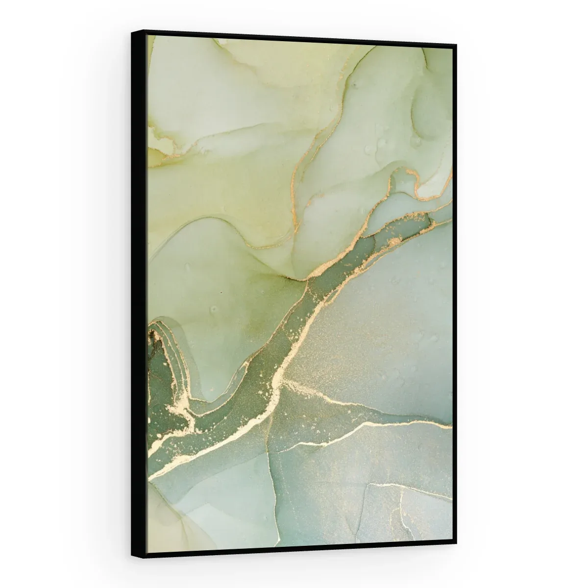 Quadro Decorativo Canvas Mármore Sálvia - AB0004