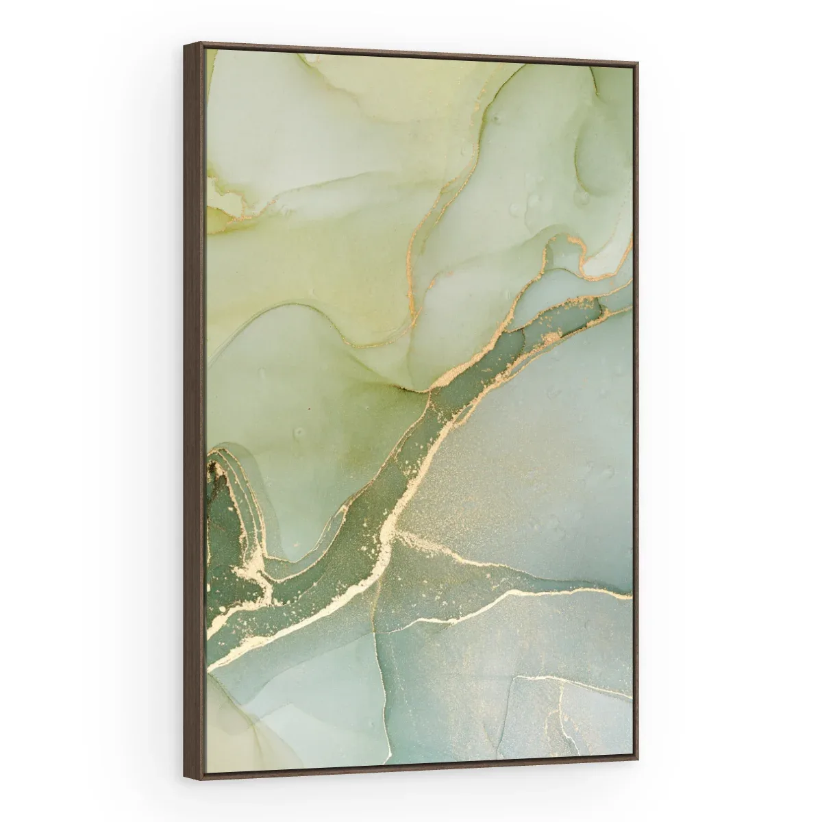 Quadro Decorativo Canvas Mármore Sálvia - AB0004