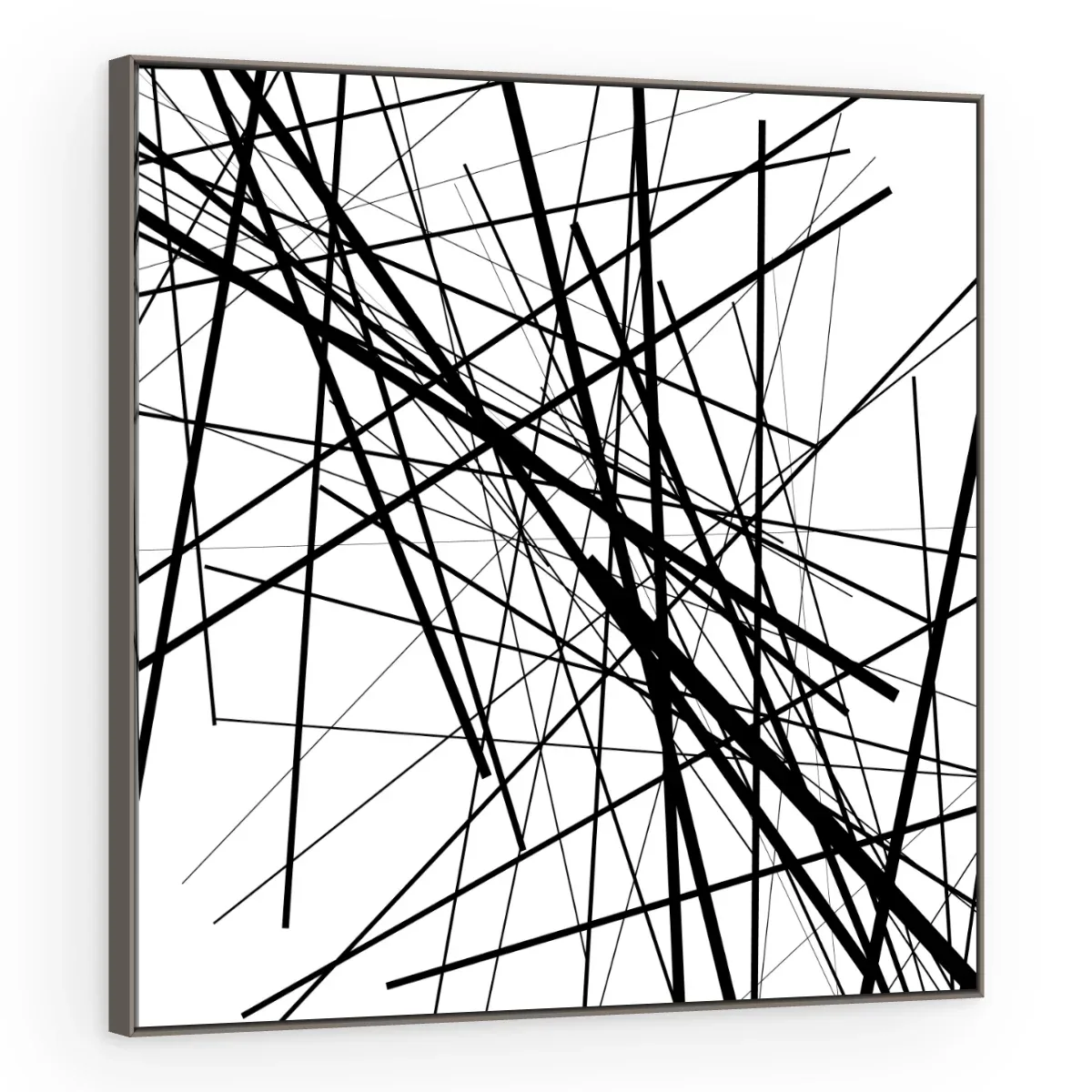 Quadro Decorativo Canvas Linhas Cruzadas - AB0010