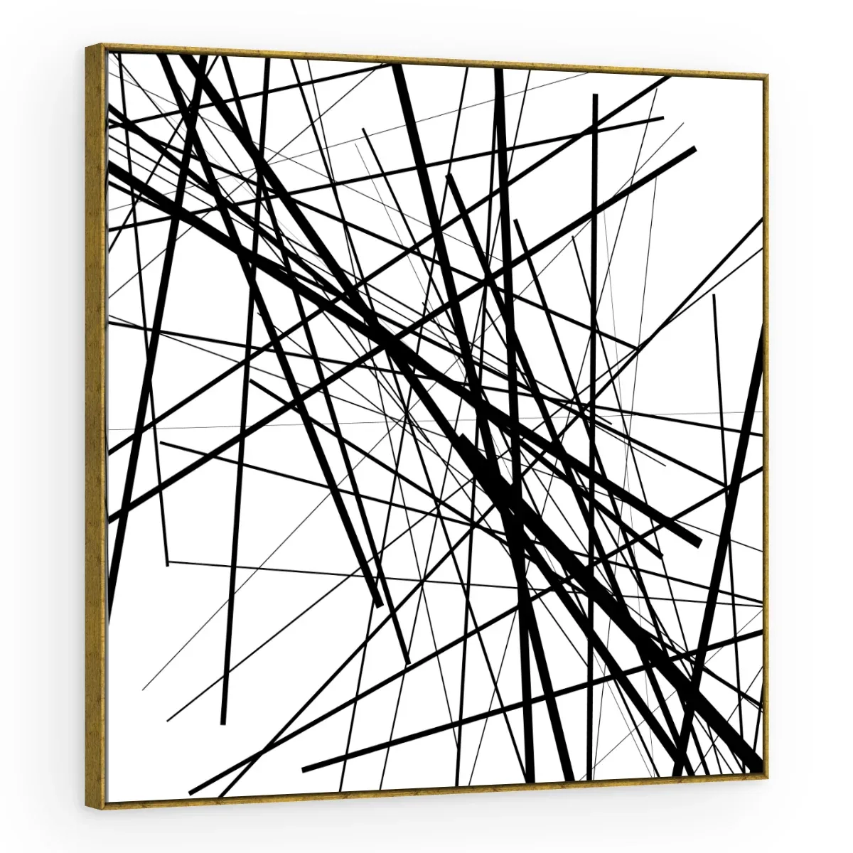 Quadro Decorativo Canvas Linhas Cruzadas - AB0010