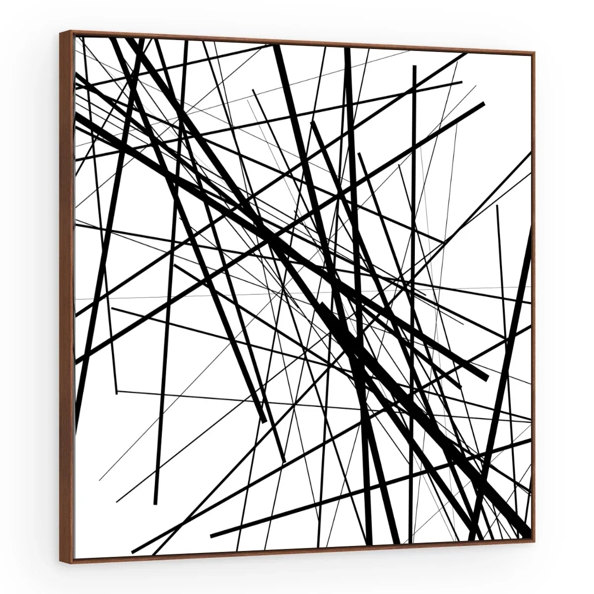 Quadro Decorativo Canvas Linhas Cruzadas - AB0010