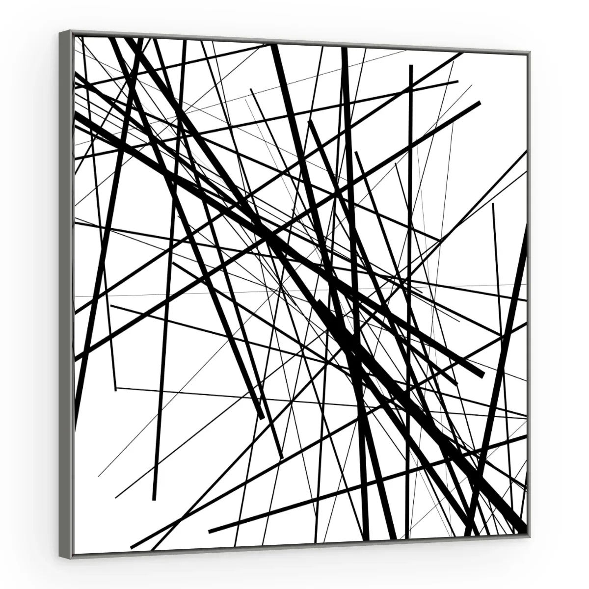 Quadro Decorativo Canvas Linhas Cruzadas - AB0010