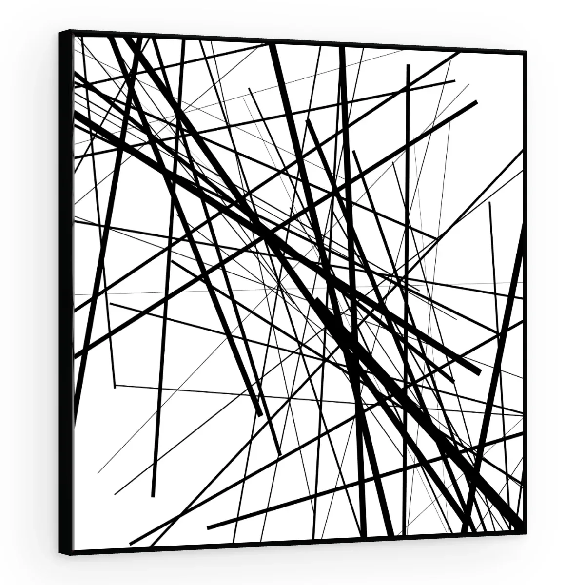 Quadro Decorativo Canvas Linhas Cruzadas - AB0010