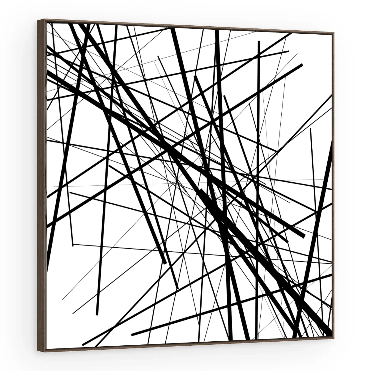Quadro Decorativo Canvas Linhas Cruzadas - AB0010