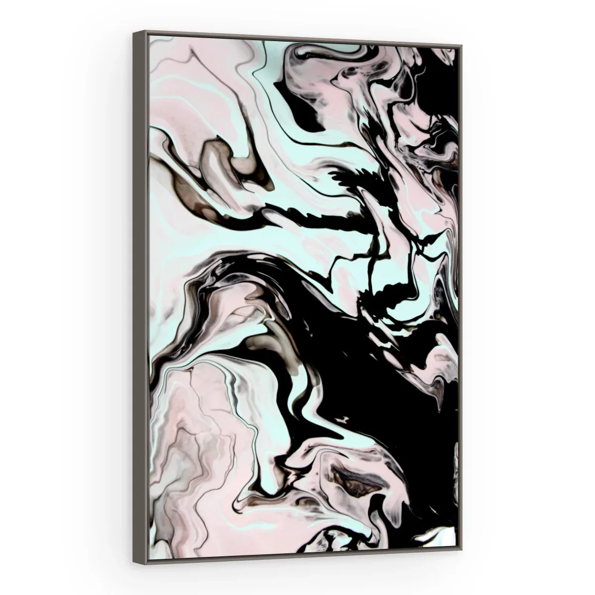 Quadro Decorativo Canvas Fluido Rosado - AB0011
