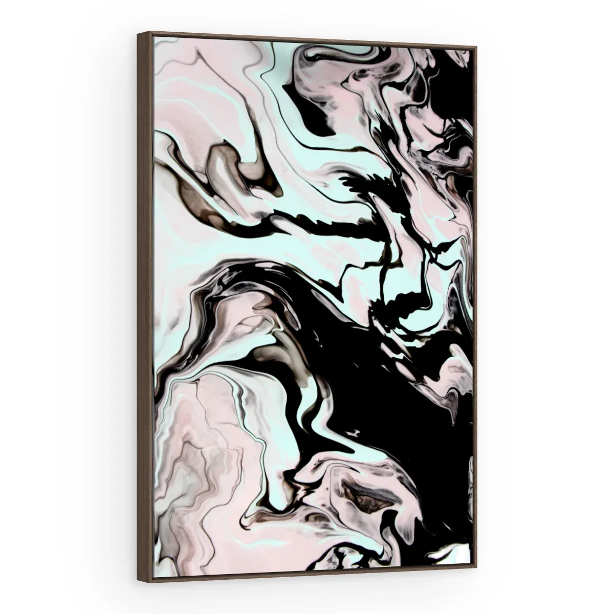 Quadro Decorativo Canvas Fluido Rosado - AB0011