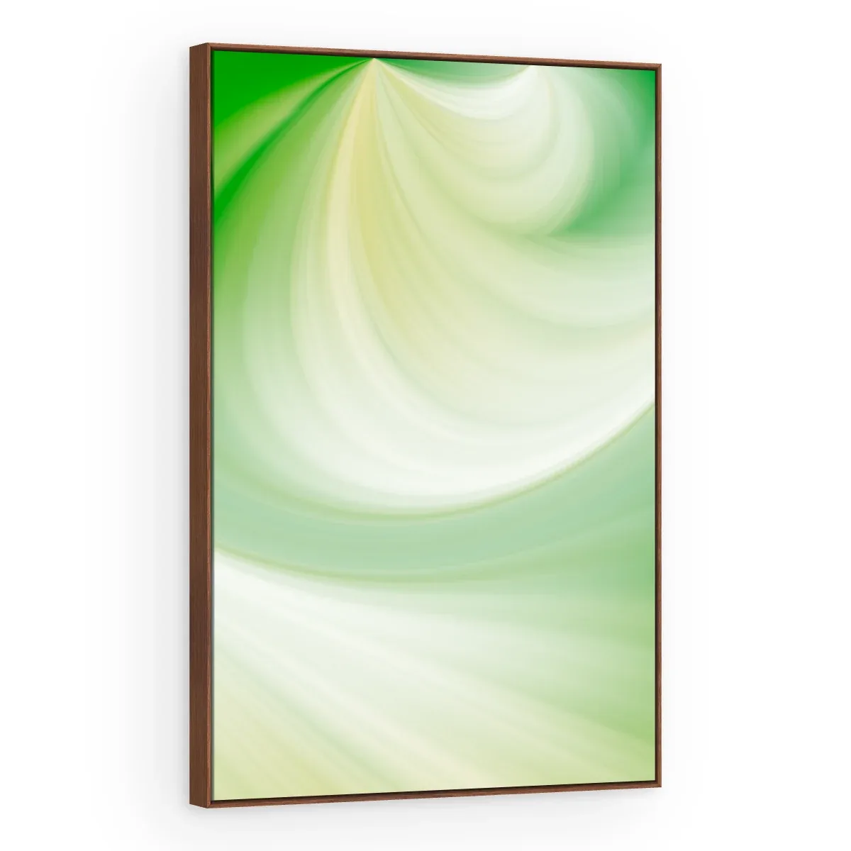 Quadro Decorativo Canvas Espiral Verde - AB0027