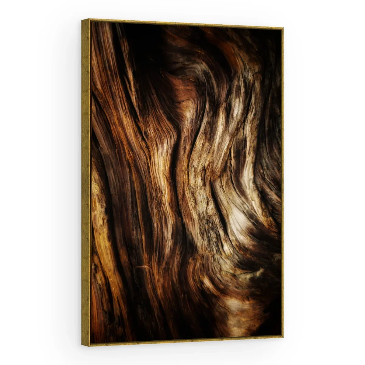 Quadro Decorativo Canvas Veios Madeira - AB0029