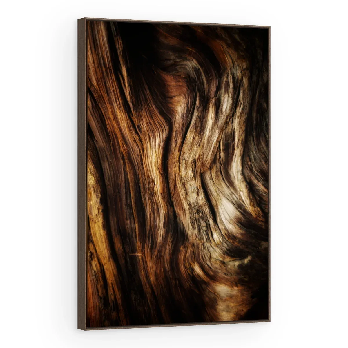Quadro Decorativo Canvas Veios Madeira - AB0029