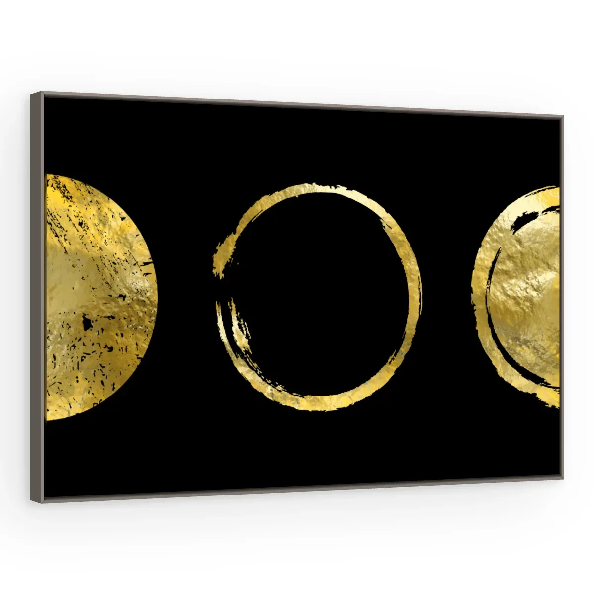 Quadro Decorativo Canvas Luas Douradas - AB0034