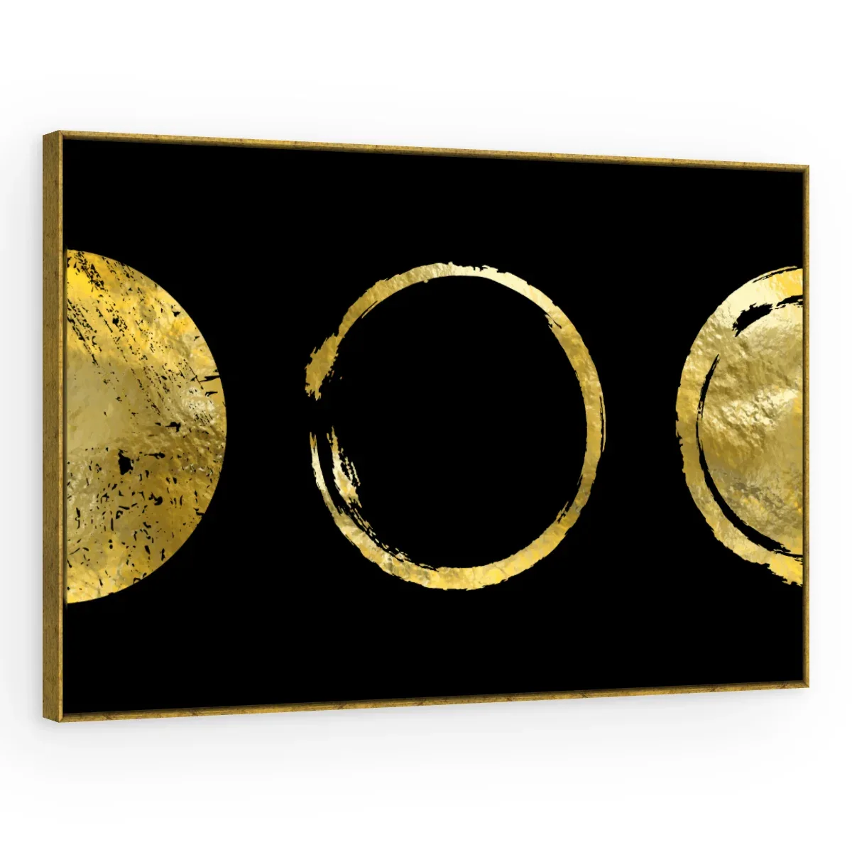 Quadro Decorativo Canvas Luas Douradas - AB0034