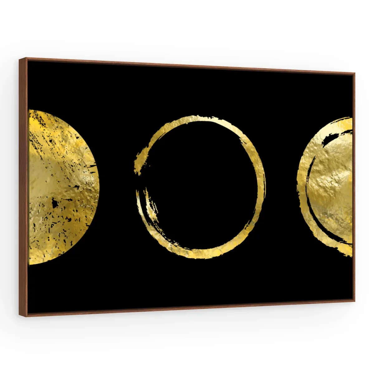 Quadro Decorativo Canvas Luas Douradas - AB0034