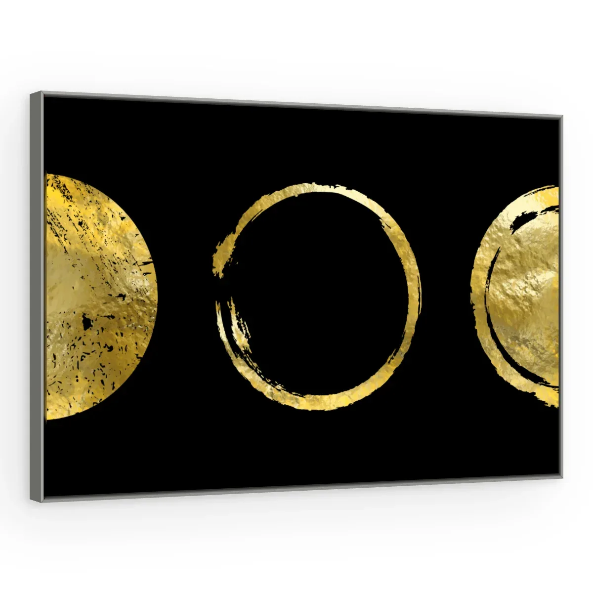 Quadro Decorativo Canvas Luas Douradas - AB0034