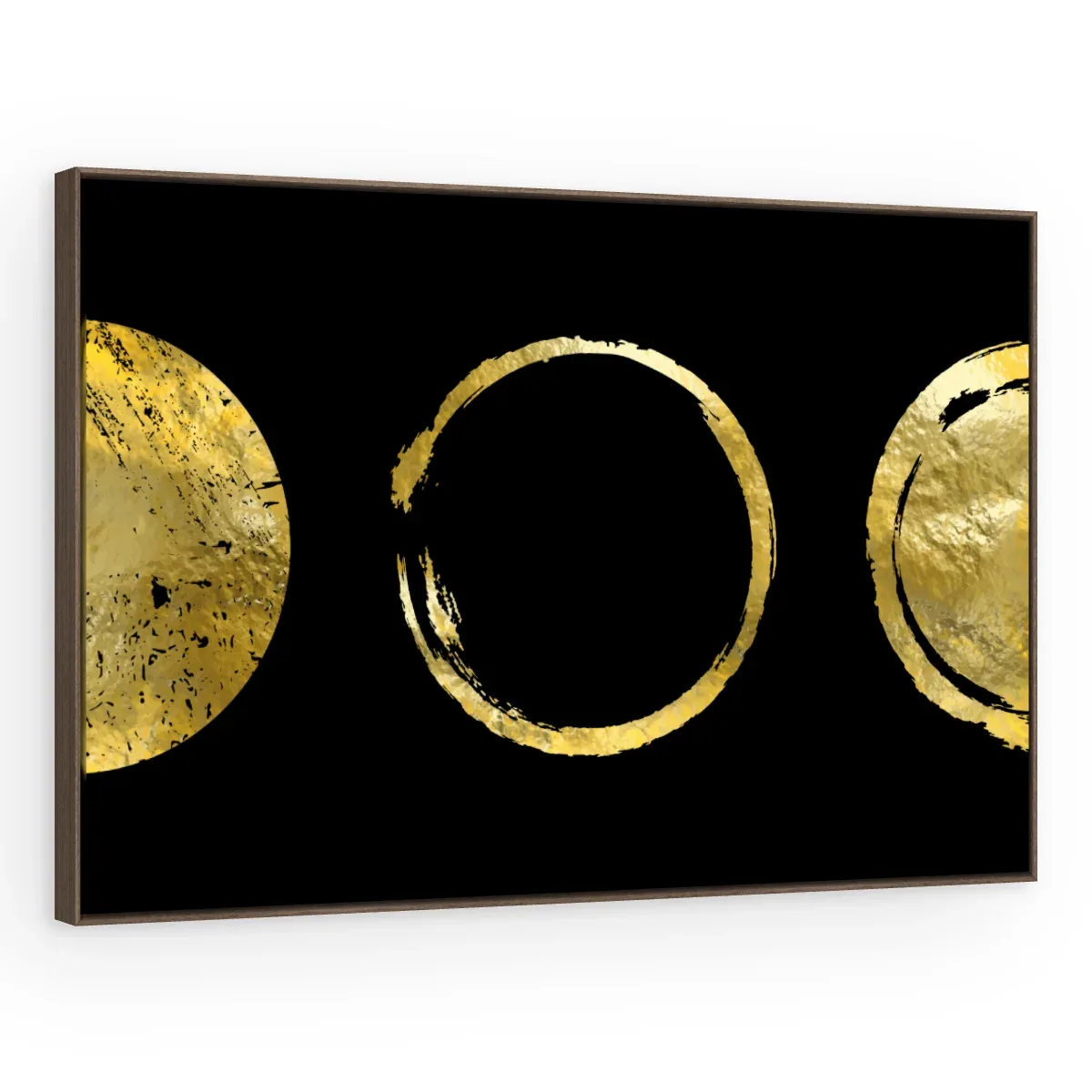 Quadro Decorativo Canvas Luas Douradas - AB0034