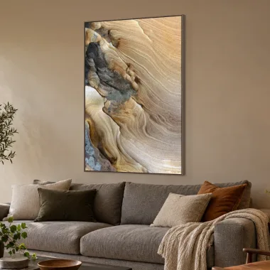 Quadro Decorativo Canvas Rocha Arenito - AB0038
