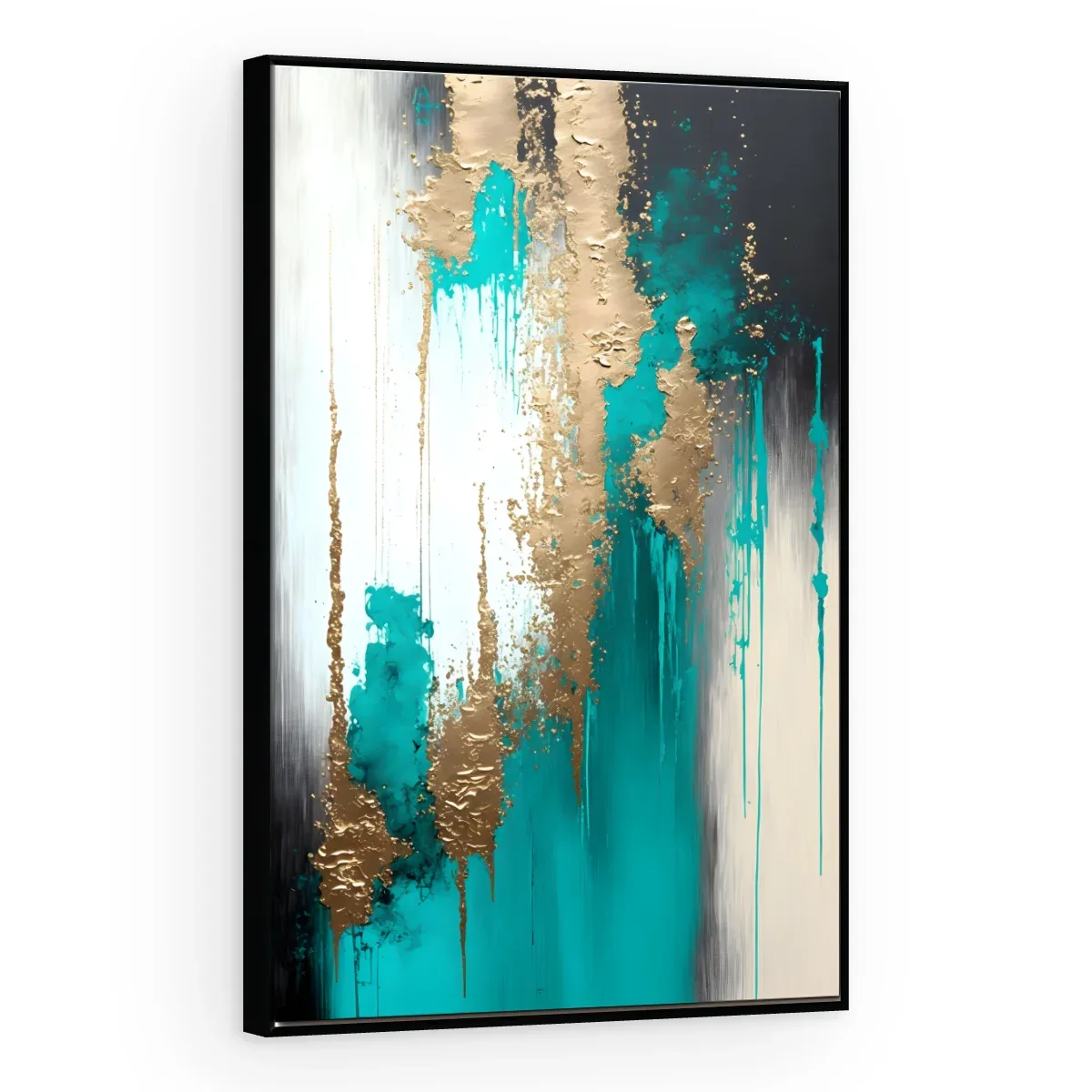 Quadro Decorativo Canvas Cascata Turquesa - AB0046