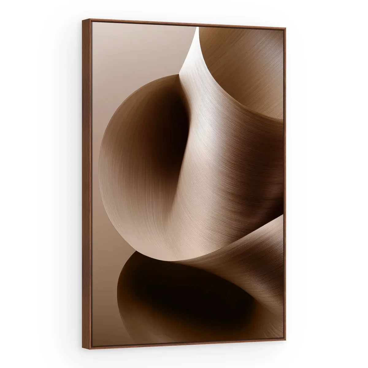 Quadro Decorativo Canvas Seda Chocolate - AB0048