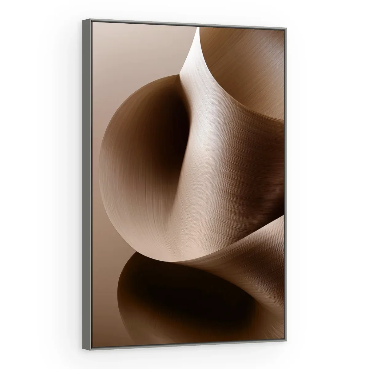 Quadro Decorativo Canvas Seda Chocolate - AB0048