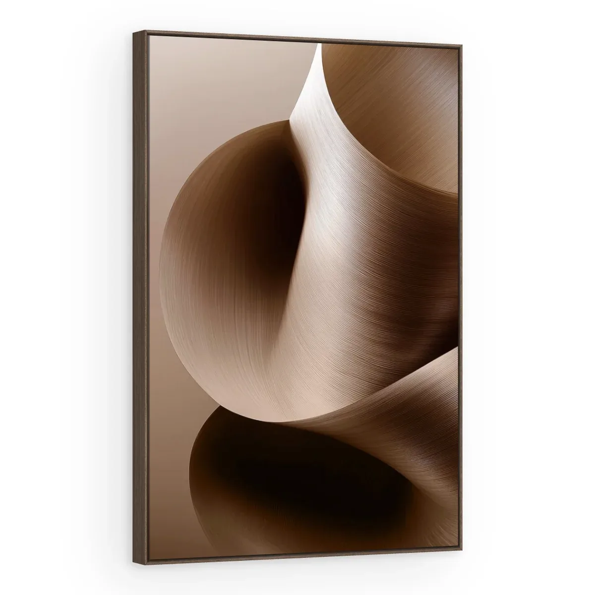 Quadro Decorativo Canvas Seda Chocolate - AB0048