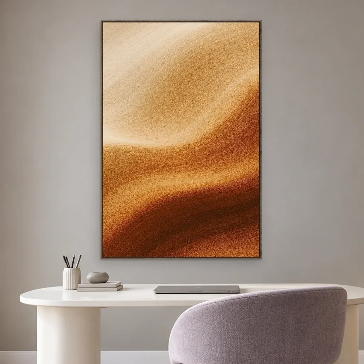 Quadro Decorativo Canvas Dunas Âmbar - AB0050