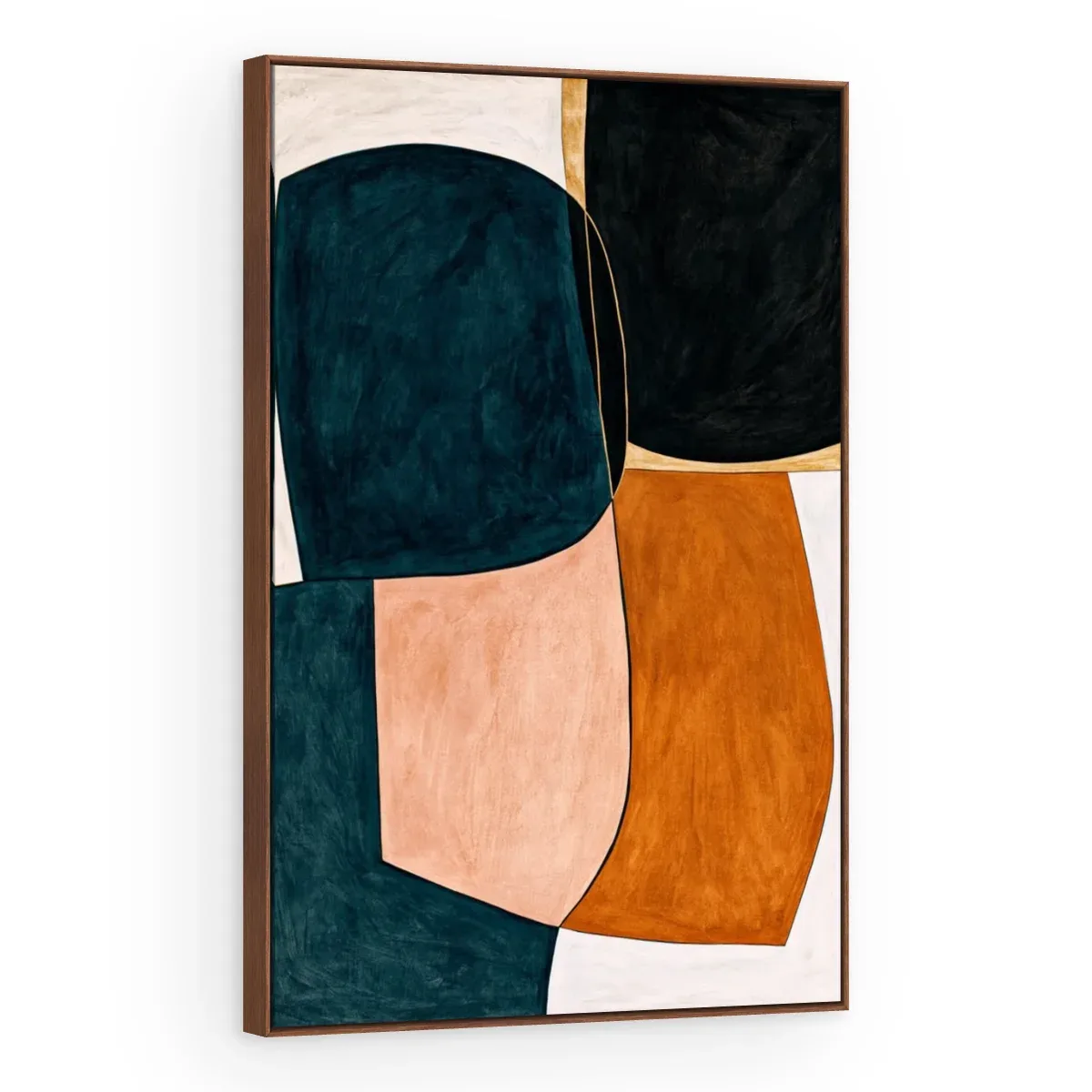 Quadro Decorativo Canvas Recortes Coloridos - AB0057
