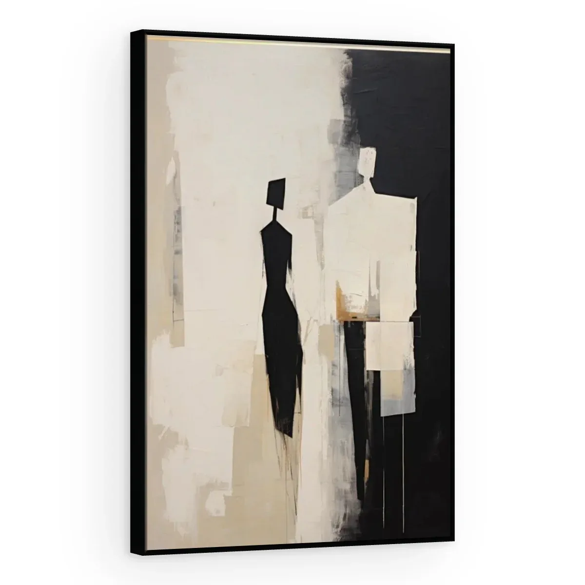 Quadro Decorativo Canvas Casal Abstrato - AB0059
