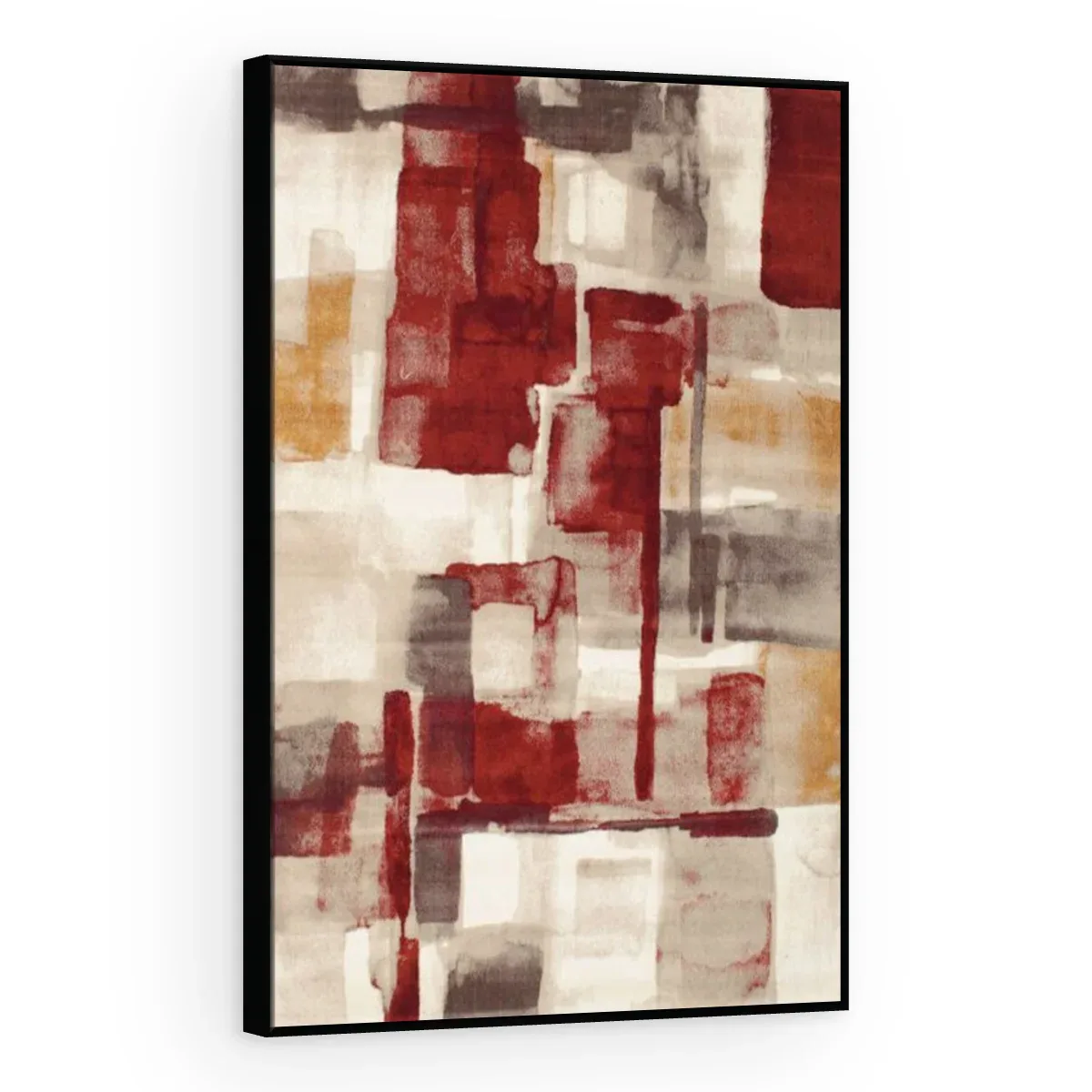 Quadro Decorativo Canvas Textura Bordô - AB0070
