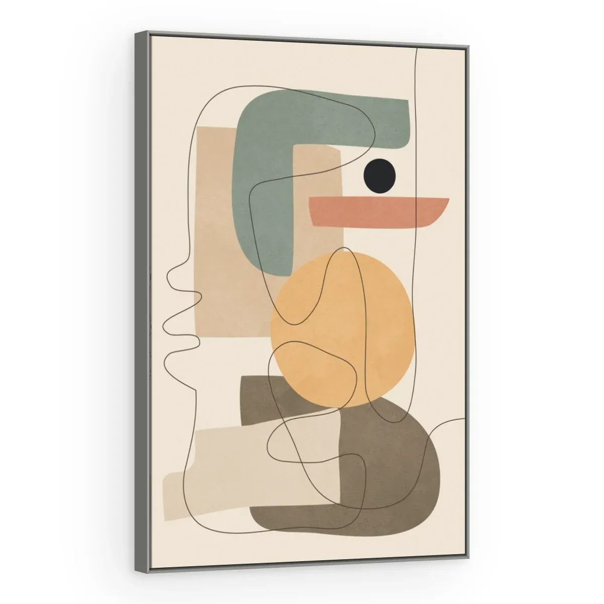 Quadro Decorativo Canvas Colagem Boho - AB0072