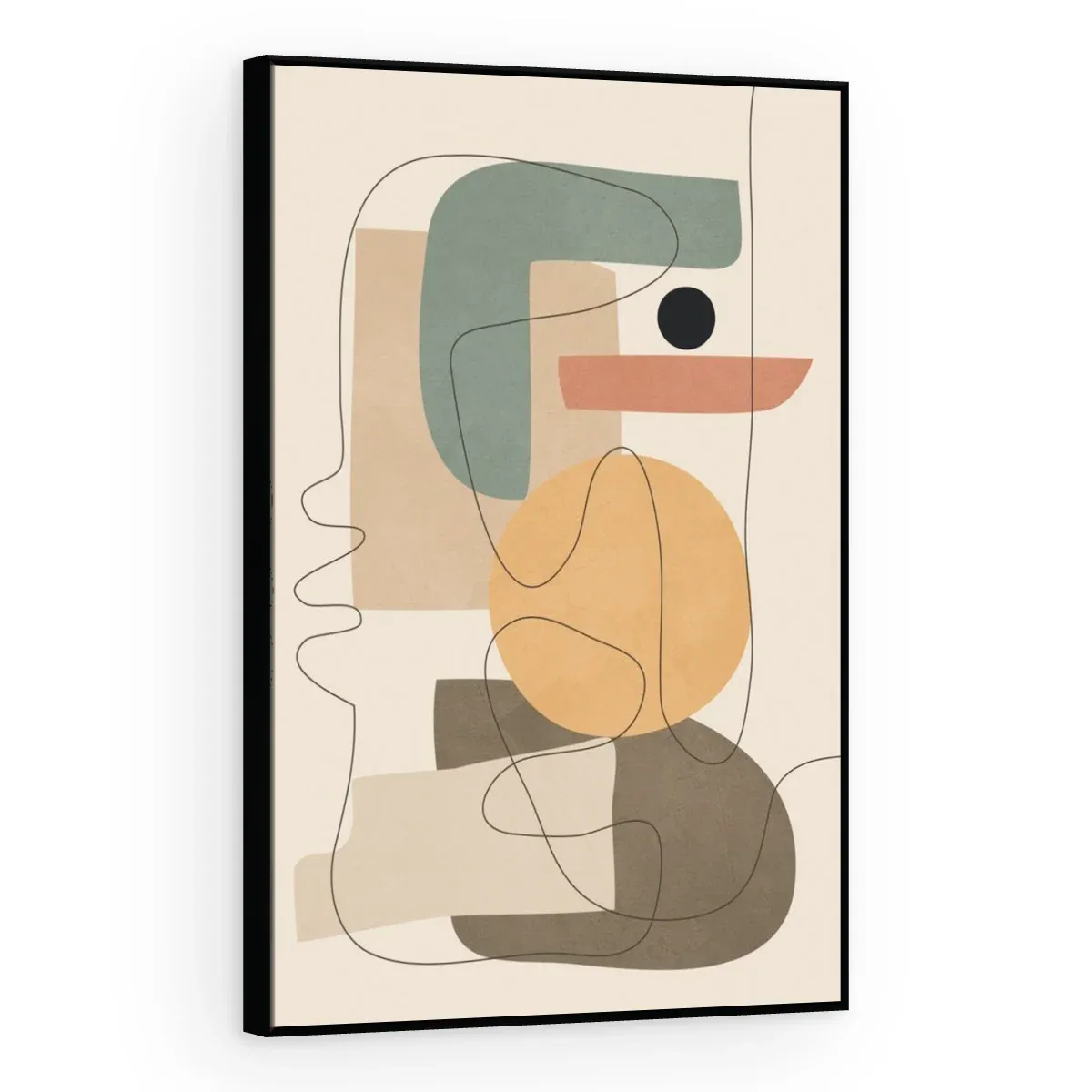 Quadro Decorativo Canvas Colagem Boho - AB0072