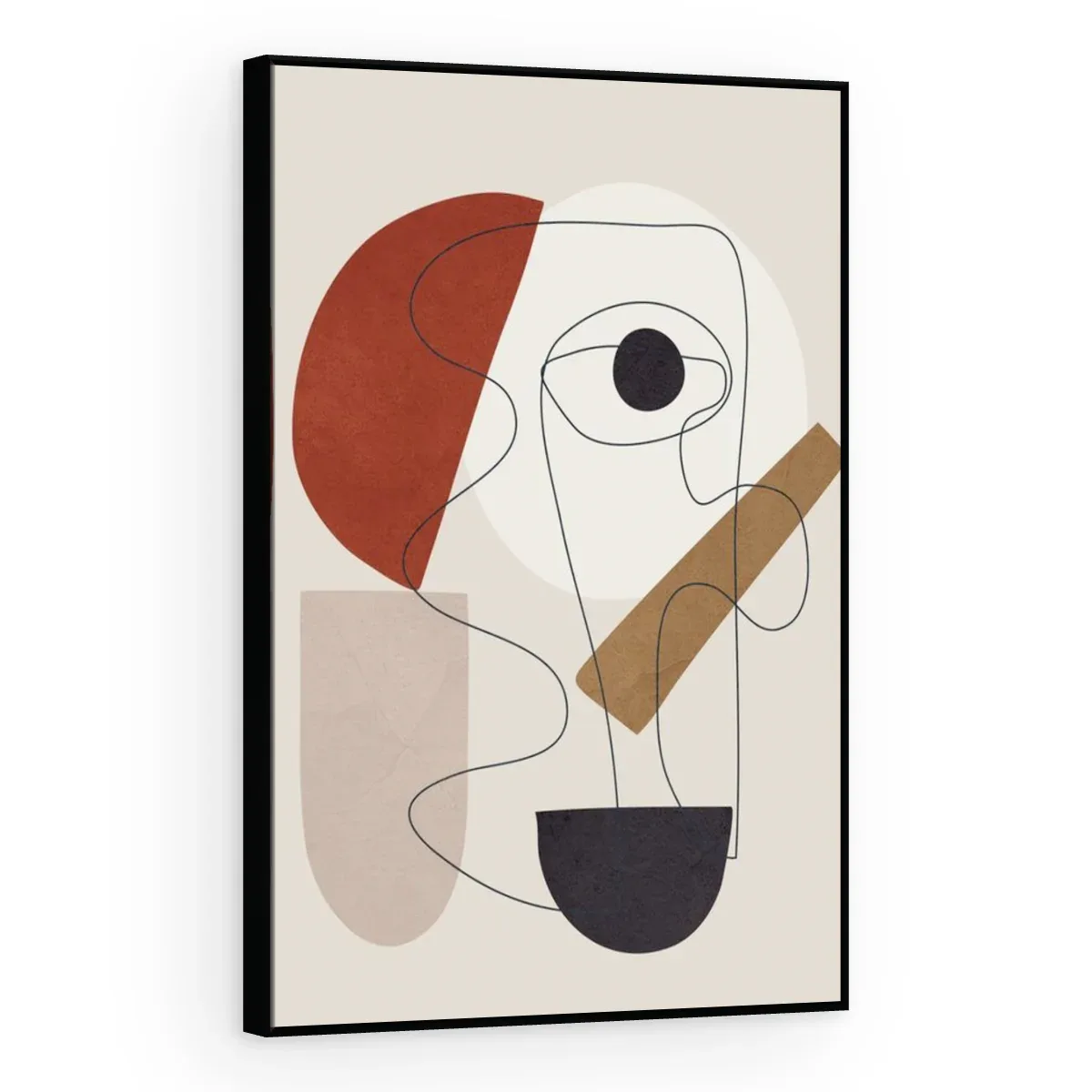 Quadro Decorativo Canvas Rosto Geométrico - AB0083