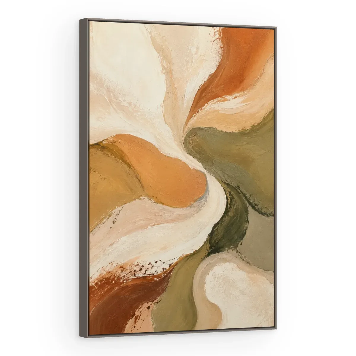 Quadro Decorativo Canvas Pétalas Terrosas - AB0084
