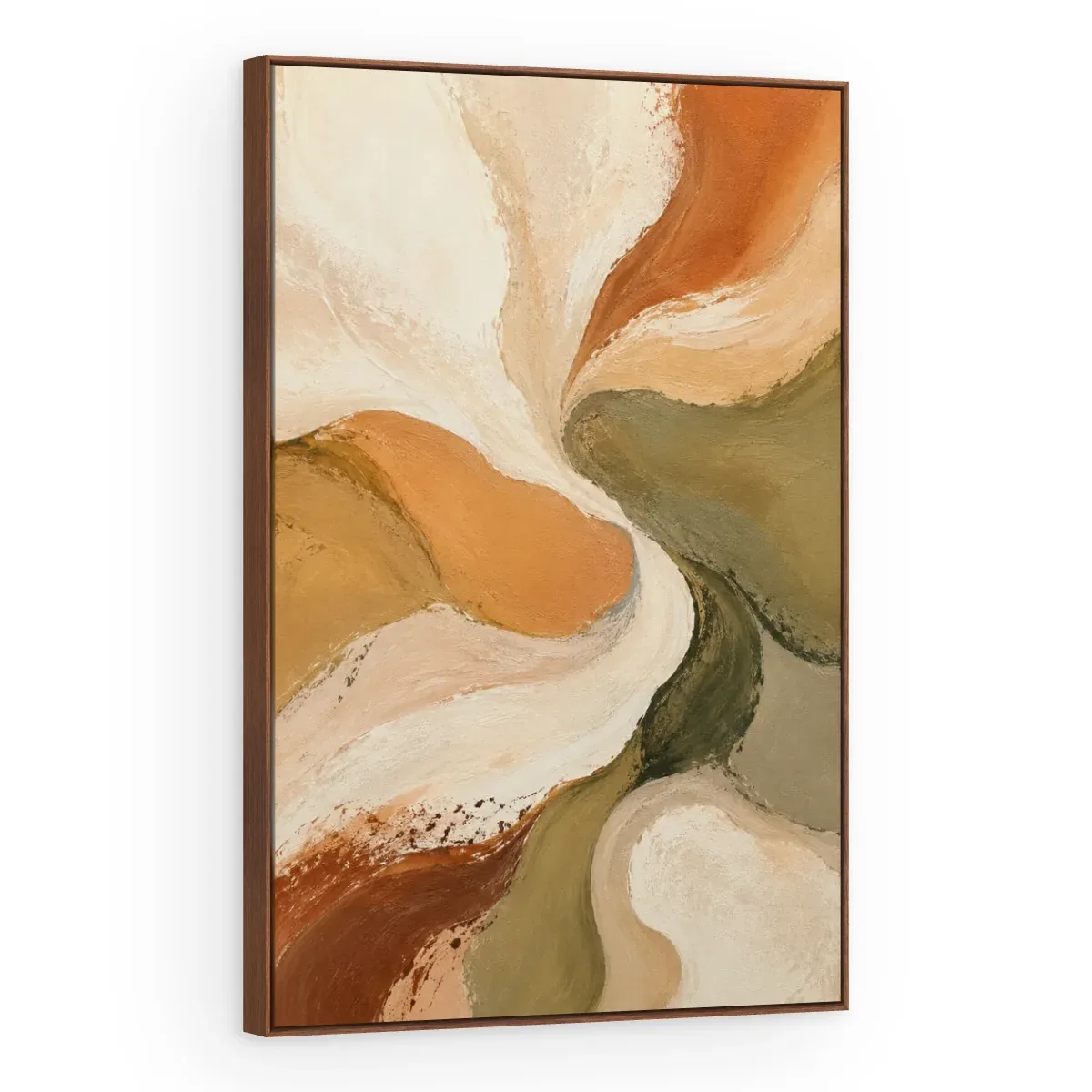Quadro Decorativo Canvas Pétalas Terrosas - AB0084