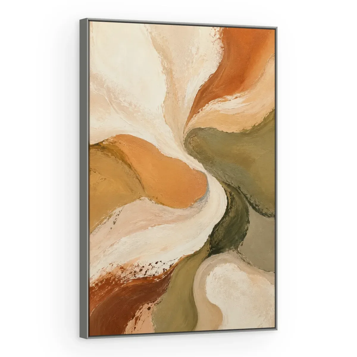 Quadro Decorativo Canvas Pétalas Terrosas - AB0084