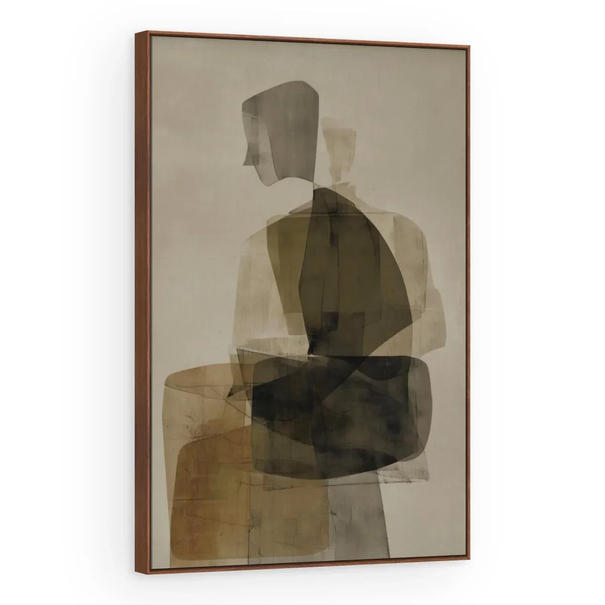 Quadro Decorativo Canvas Figura Translúcida - AB0085